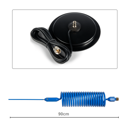 CB Aerial Kit - Blue Tornado Mini Stinger & Turbo Mag Mount