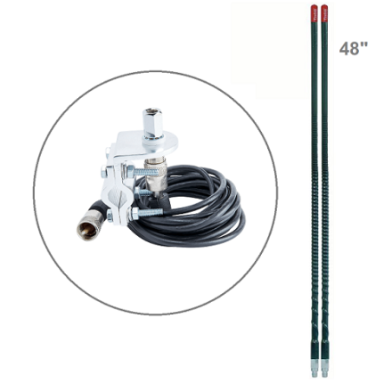 Discontinued Twin Trucker 48 - Complete CB Mobile Kit