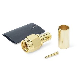M&P - SMA Male Connector (for 5mm Coax) (Crimp)