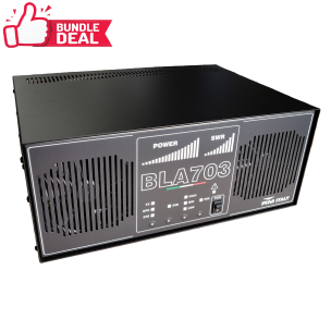 RM BLA703 (500W) Linear Amplifier Bundle