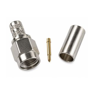 JR SMA Male Crimp Connector (For RG174 Coax Cable)