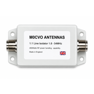 M0CVO 1:1 Line Isolator 400w 1.8-54 MHz