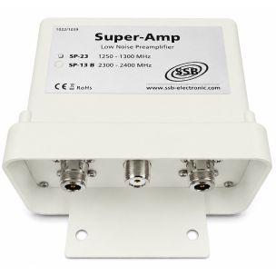 SSB SP-13B 2300-2400MHz 13cm mast head pre-amplifier 20dB gain 50W bypass N