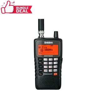 Uniden UBCD160DN (Super Pre-Loaded) Handheld Digital Scanner - Bundle Deal 