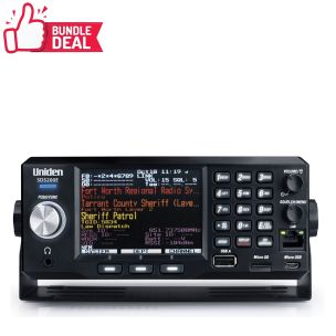 UNIDEN SDS-200E (Super Pre-Loaded) Digital Scanner - Bundle Deal 