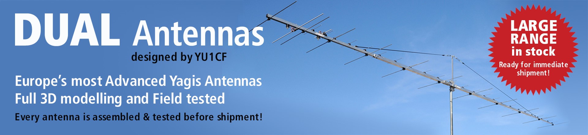 Dual antennas for amateur radio and scanner installations