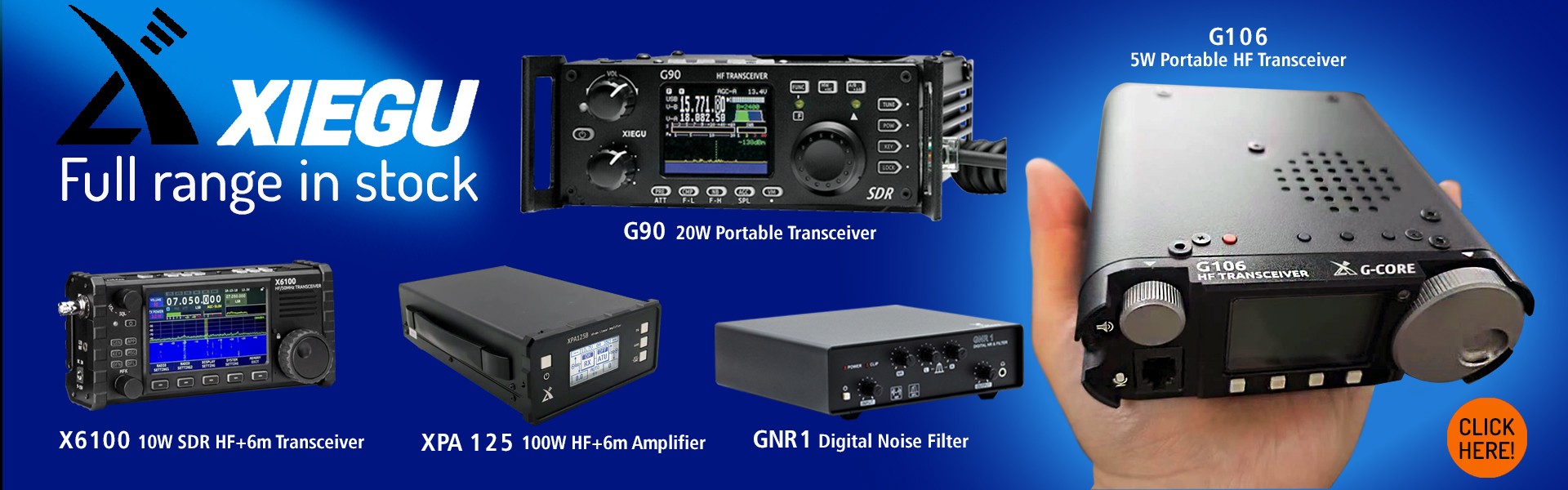 Xiegu transceivers for amateur radio portable and base station operation